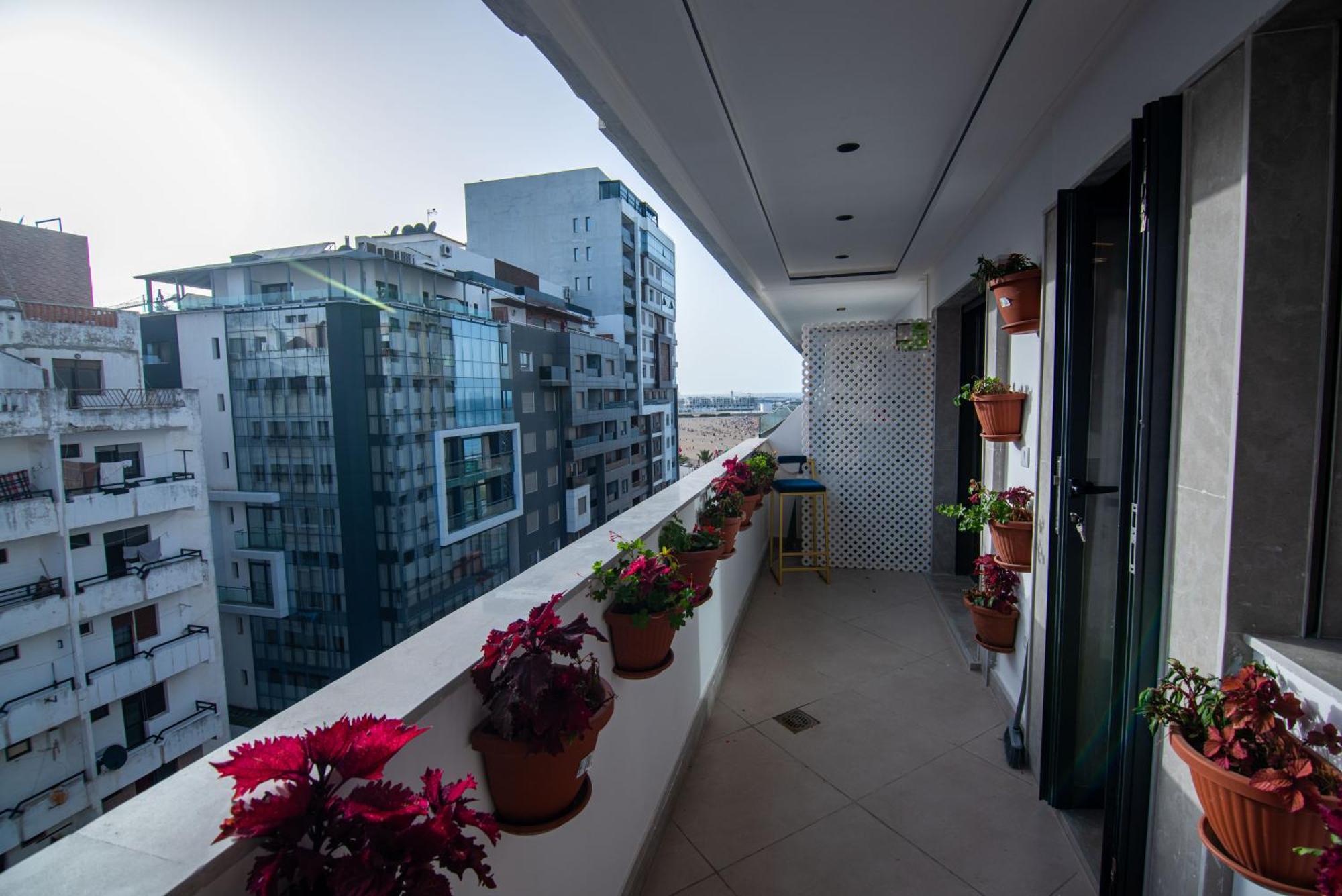 Titrite Bleu Oceane Apartment Танжер Екстериор снимка
